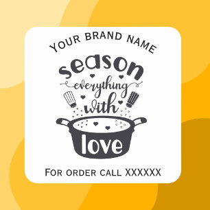 Homemade food busines sticker