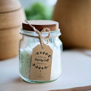 Homemade Food DIY Holiday Modern Chic Hostess Gift Tags