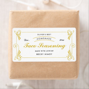 Homemade Food Labels - Baked Goods, Condiments