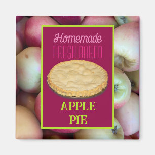Homemade Fresh Baked Apple Pie Magnet