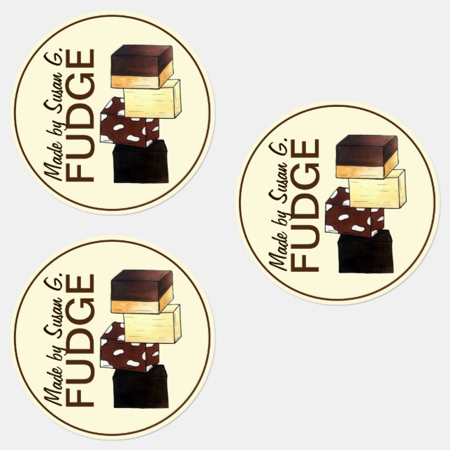 Homemade Fudge Candy Confectionery Made Baked By (Group)