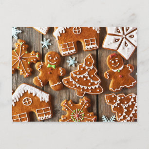 Homemade Gingerbread Cookies Postcard