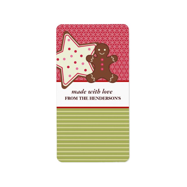 Homemade Goodies Gift Tag Stickers (Front)