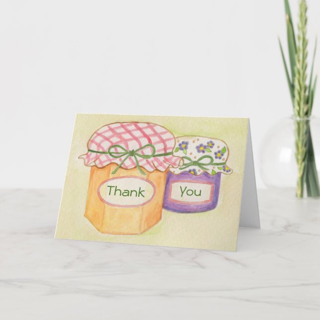 Homemade Goodies thank you card (Front)
