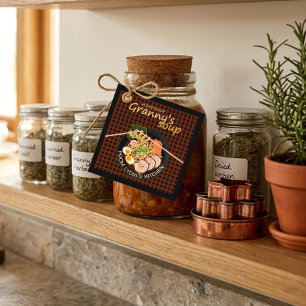 Homemade Granny’s Soup Personalised Label Tag