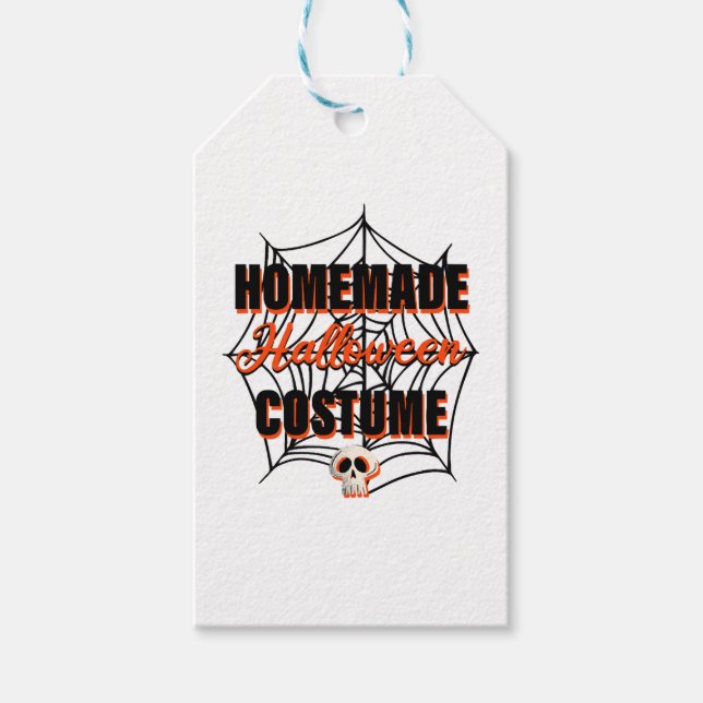 Homemade Halloween Costume Gift Tags (Front)