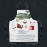 Homemade Hot Chocolate | Recipe Heirloom Apron<br><div class="desc">For a unique gift, bake a batch of treats right from one of grandma's treasured recipes, and gift along with a heirloom apron printed with the same recipe. Turn handwritten recipes from your mother or grandmother or aunts into gorgeous and sentimental aprons for daily use. It's easy to scan the...</div>