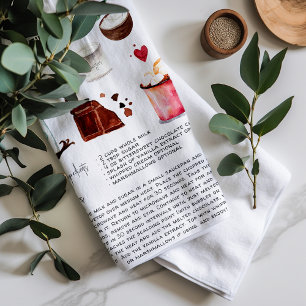 Homemade Hot Chocolate   Recipe Heirloom Tea Towel