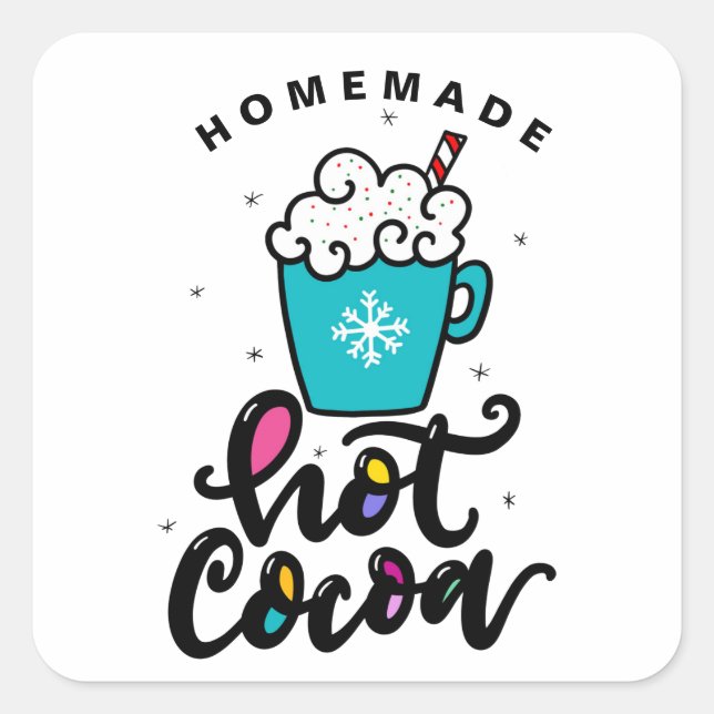 Homemade Hot Cocoa Labels (Front)