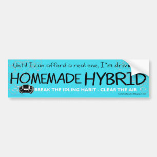 Homemade Hybrid Bumper Sticker