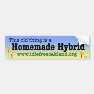 Homemade Hybrid Bumper Sticker