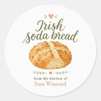 Homemade Irish Soda Bread Kitchen Label