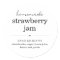 Homemade Jam / Food Canning Jar Label Sticker