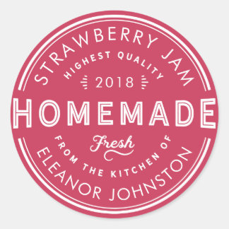 Homemade Jam / Jelly Label Fresh from Your Kitchen