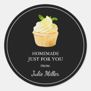 Homemade just for you cupcakes label
