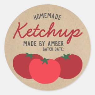Homemade Ketchup Label
