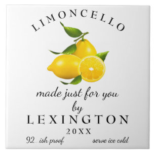 Homemade Limoncello  Tile