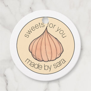 Homemade Modak Coconut Mithai Indian Sweet Favour Tags