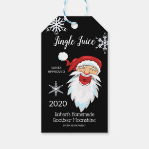 Homemade Moonshine Personalised Holiday Gift Tags