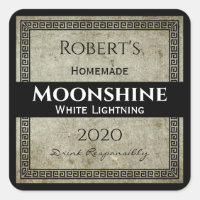 Homemade Moonshine Personalised