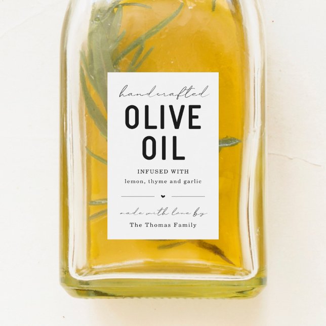 Homemade Olive Oil Label (Creator Uploaded)