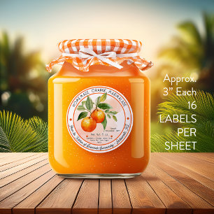 Homemade Orange Marmalade Canning 3 In 16 Sheet