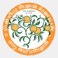 Homemade Orange Marmalade Jam | Jar Food Labels