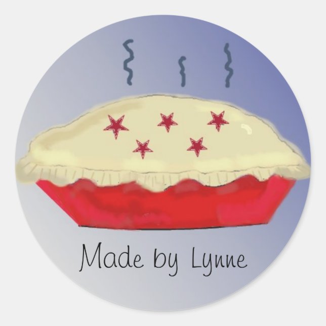 Homemade Pies Classic Round Sticker (Front)