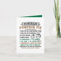 Homemade pumpkin pie recipe customisable
