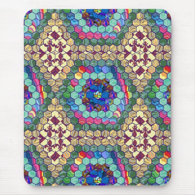 Homemade Quilt Mouse Mat (Front)