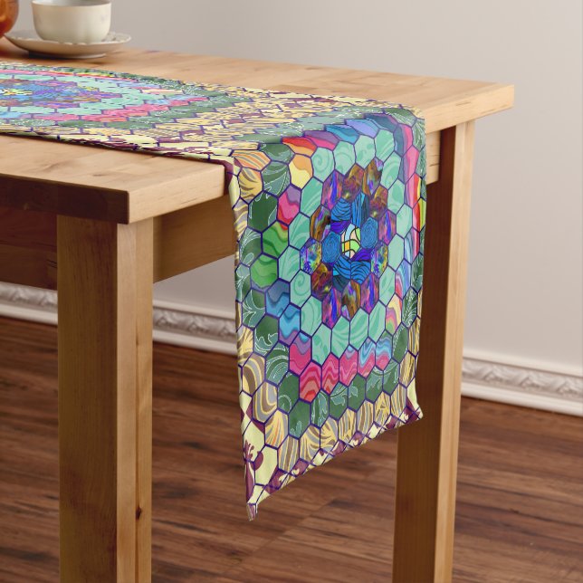Homemade Quilt Short Table Runner (In Situ)