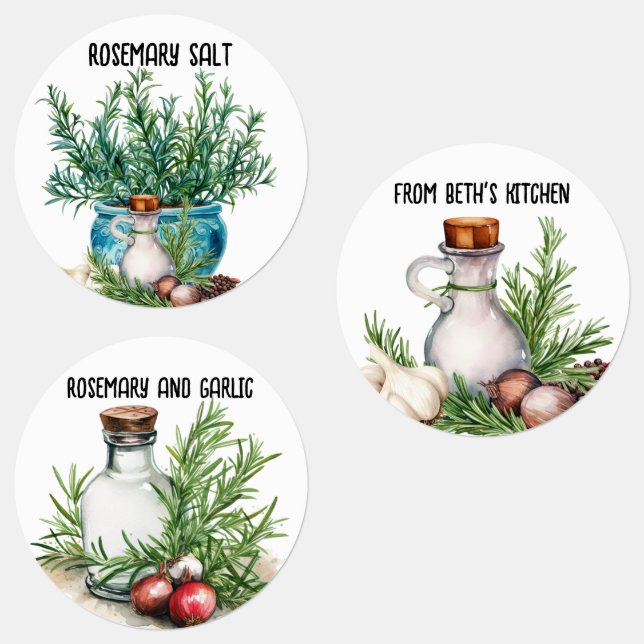 Homemade Rosemary Salt and Spice (Group)