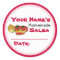 Homemade Salsa Canning Jar Lid Labels Stickers