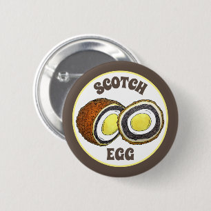 Homemade Scotch Eggs UK British Snack Food 6 Cm Round Badge