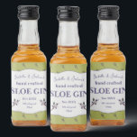 Homemade Sloe Gin label<br><div class="desc">Hand crafted Sloe Gin label ,  This design features a vintage illustration of a sloe branch. Editable templates have set up ready for you to personalise and customise . Give your homemade gifts the finishing touch .</div>