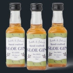 Homemade Sloe Gin label<br><div class="desc">Hand crafted Sloe Gin label ,  This design features a vintage illustration of a sloe branch. Editable templates have set up ready for you to personalise and customise . Give your homemade gifts the finishing touch .</div>