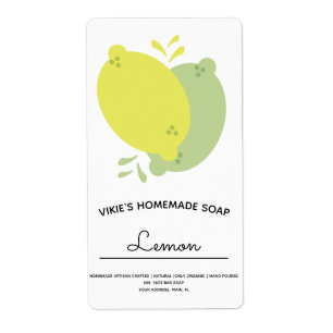 Homemade Soap Business Lemon Lime