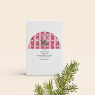 Homemade Soap Business Pink Christmas Label