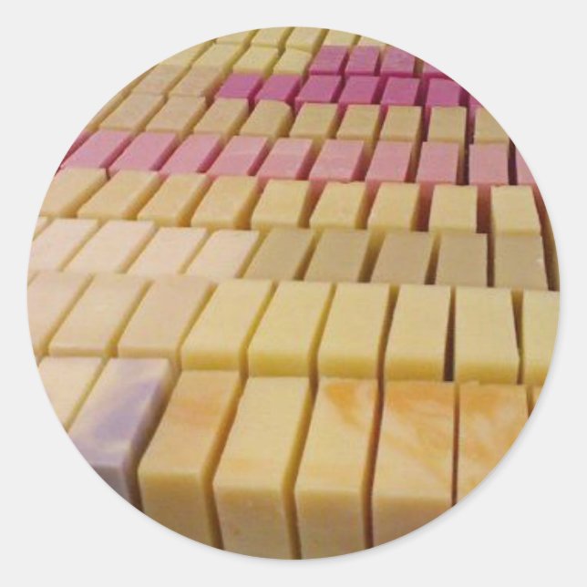 Homemade Soap Classic Round Sticker (Front)