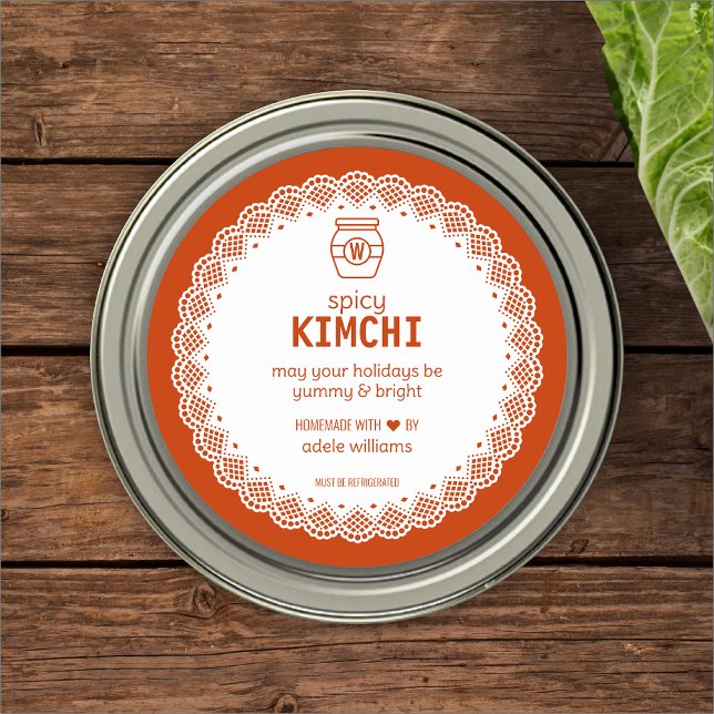 Homemade Spicy Kimchi Sticker (Creator Uploaded)