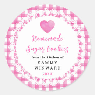 Homemade Sugar Cookies Label