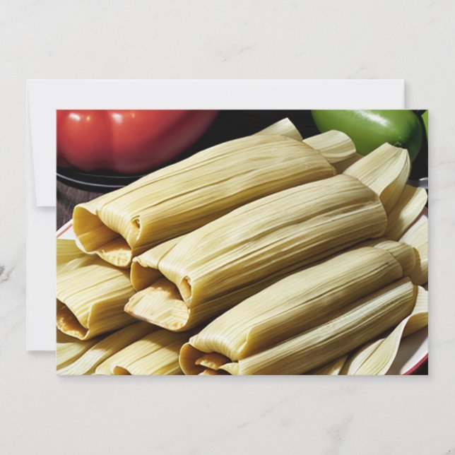 homemade tamales invitation (Front)