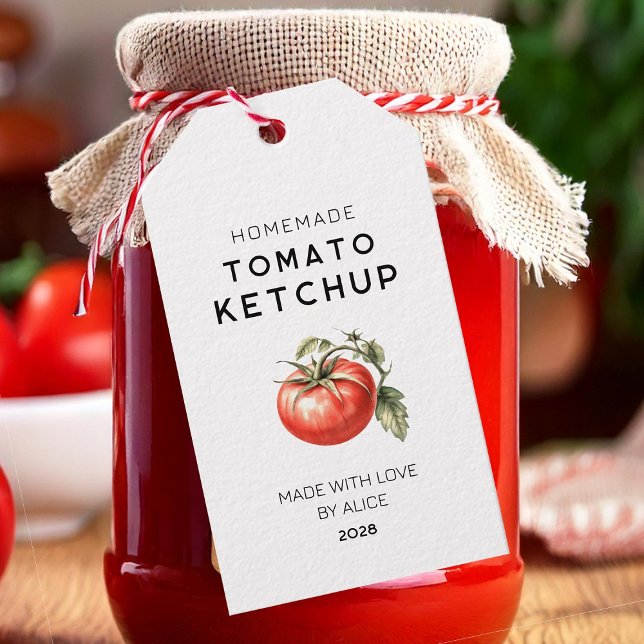 Homemade tomato Ketchup gift label (Creator Uploaded)