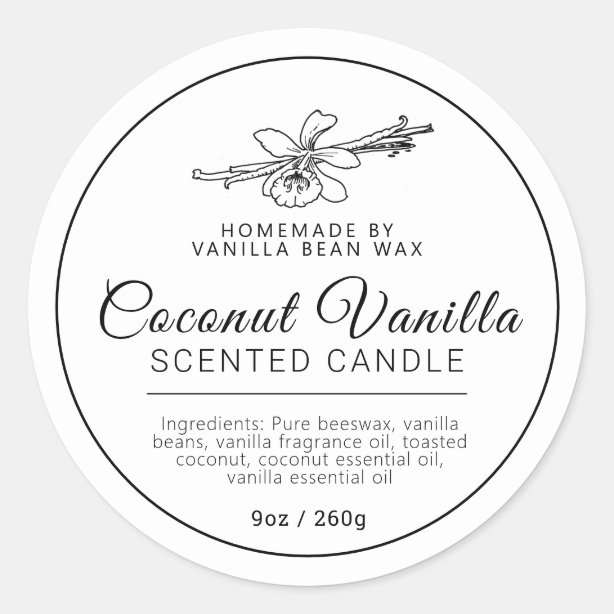 Candle Stickers & Labels | Zazzle UK