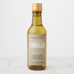 Homemade Vanilla Extract VE006_04wnp Wine Label