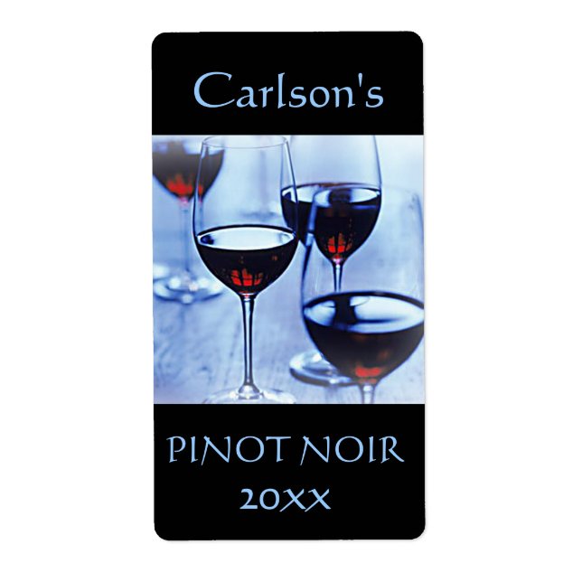 Homemade Wine Labels (Vertical) (Front)