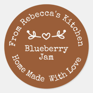 Homemade with Love Clay    Jam Canning Label