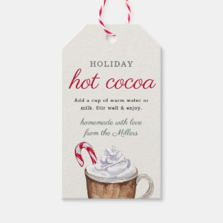 Homemade with Love Holiday Hot Cocoa Mix Christmas Gift Tags