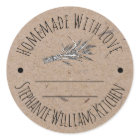 Homemade with Love Kraft Paper, Baking 