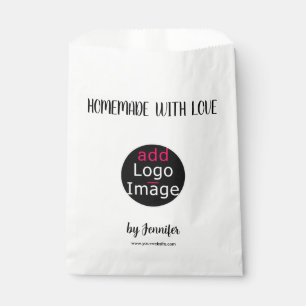 Homemade With Love Professional Customisable Logo Favour Bags